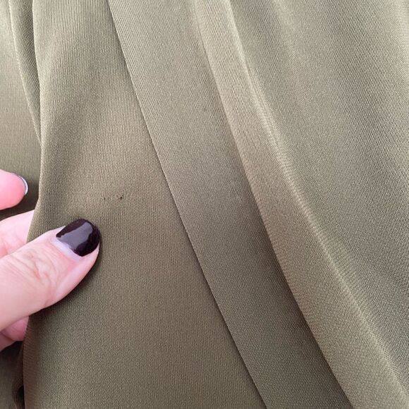 Dundas x Revolve Atlas Mini Dress in Khaki Green - Picture 9 of 9